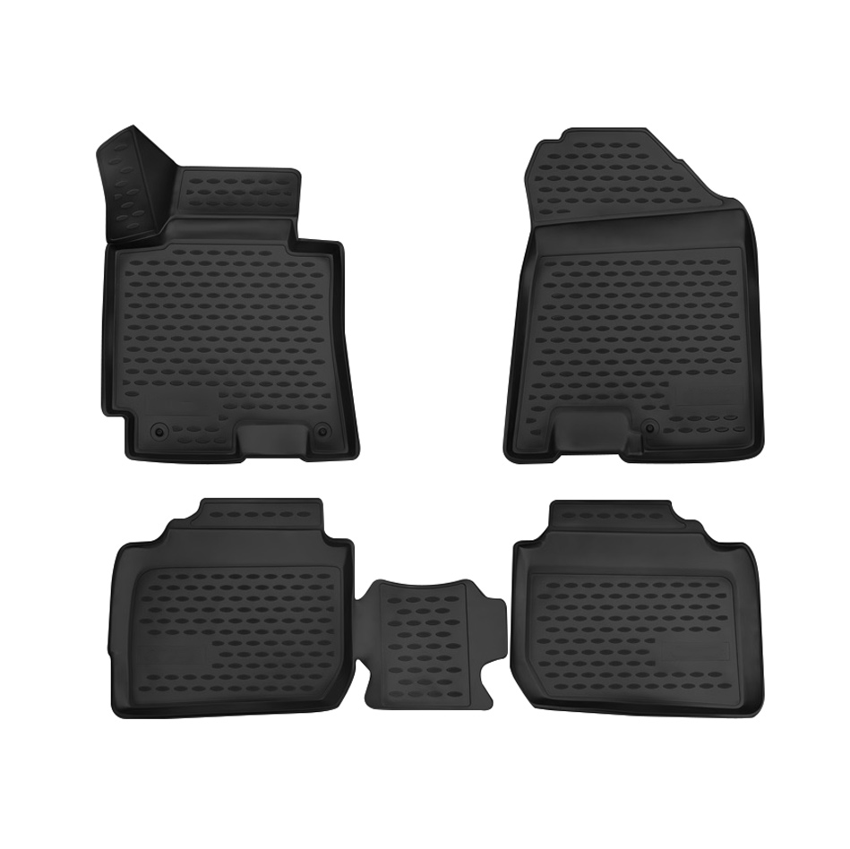 Kia Forte Floor Mats - Omac - Rubber TPE - Black - '14-'18